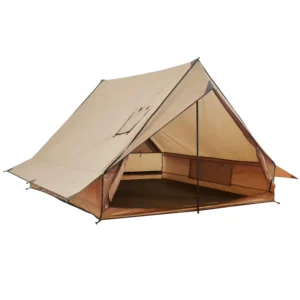 Custom Logo Hot Tent Camping Tipi Portable Winter Waterproof 4 Season Snow Skirt Easy Setup Stove Jack Shelter for Fishing