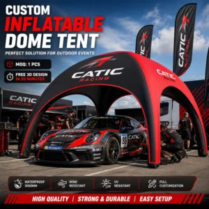 Custom Logo Inflatable Dome Tent Waterproof 3000mm Event X Tent for Racing Promotion Advertising Canopy Spider Gazebo