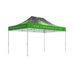 Custom Logo Outdoor Advertising Party Pure White Thermal Steel Frame Pop up 10×10 Trade Show Tent