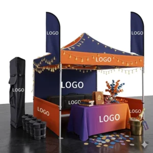 Custom Logo Outdoor Advertising Tent with Waterproof 300D/420D/600D Oxford Aluminum Frame