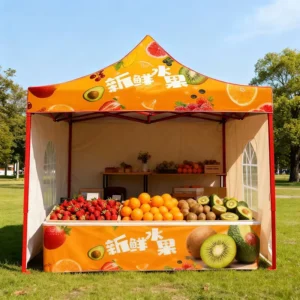 Custom Logo Pop-up Advertising Canopy Tent with Aluminum Frame, Waterproof, Fire Retardant for Outdoor Events