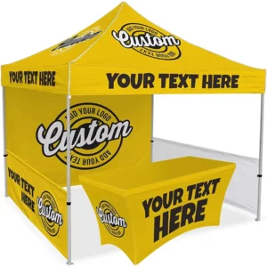 Custom Logo Pop up Tent 10x20ft 3x6m Heavy Duty Trade Show Canopy with Full Color Printing for Professional Exhibition