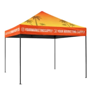 Custom Logo Printed Anti-Wind Aluminum Frame Trade Show Canopy Tent for Outdoor Events