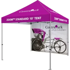 Custom Logo Printed Folding Advertising Tent with Aluminum Frame Digital Printing for Trade Show