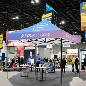 Custom Logo Printed Folding Advertising Tent with Aluminum Frame and Digital Printing for Trade Shows
