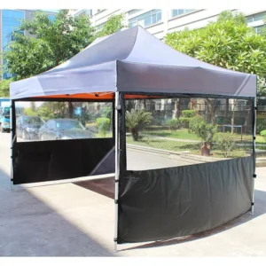 Custom Logo Printed Trade Show Tent 600D Oxford Polyester Square Aluminum Frame UV Protection Flame Retardant