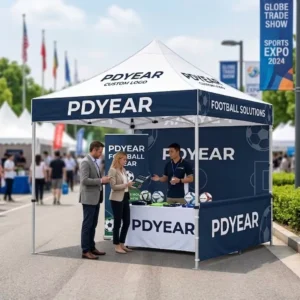 Custom Logo Printed Waterproof Aluminum Alloy Canopy Tent Advertising Gazebo