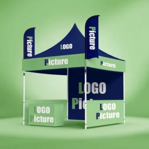 Custom Logo Printing 10x10ft 10x20ft Outdoor Exhibition Event Marquee Trade Show Tent