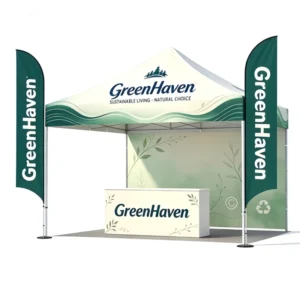 Custom Logo Printing Advertising Tent Durable Waterproof Aluminum Frame Trade Show Pop Canopy Gazebo Outdoor Digital 3x3m UV