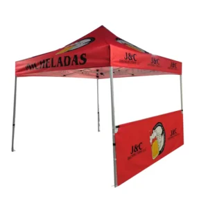 Custom Logo Printing Folding Tent 10 X 20 Personalized Design Trade Show Pop-up Tent for Brand Activities and Product Sales
