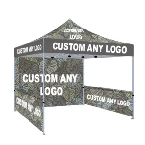 Custom Logo Printing Gazebo Canopy 10*10 Ft Aluminum Trade Show Tent