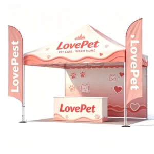 Custom Logo Printing Waterproof Aluminum Frame Trade Show Pop Canopy Tent Outdoor Gazebo 3x3m Tradeshow Giveaways