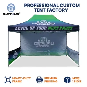 Custom Logo Racing Car Tent Commercial 3×3 Aluminum Frame Canopy Tent Marquee Gazebo Trade Show Tent