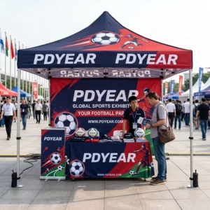 Custom Logo Tent Waterproof Advertising Aluminum Alloy Awning Gazebo with Optional Sidewalls for Party Wedding Events