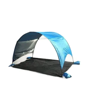 Custom Logo UV Protection Anti Sand Mesh Ventilation UPF 50 Plus Portable Pop Up Beach Tent Sun Shelter Canopy Cabana