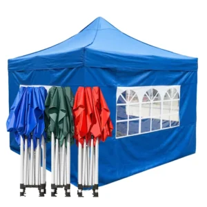Custom Logo Waterproof Folding Pop-Up Canopy Tent for Trade Show Advertising and Commercial Outdoor Events