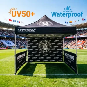 Custom Logo Waterproof UV50+ 3x3m Aluminum Pop-Up Canopy Tent for Outdoor Events