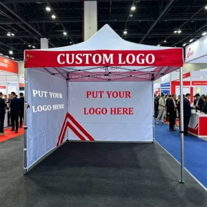 Custom Logo Wedding Party Gazebo 10X10FT Trade Show Tent Canopy