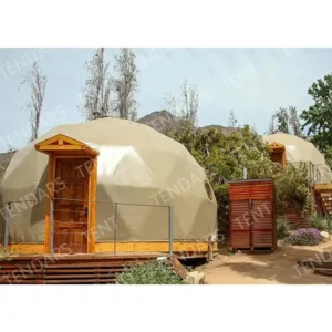 Custom Luxury PVC 6m Geodesic Dome Tent Outdoor Camping Dome Tent Luxury Hotel Dome Tent