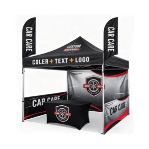 Custom-Made 10x10ft Aluminum-Frame Instant Shelter Pop-Up Canopy Tent