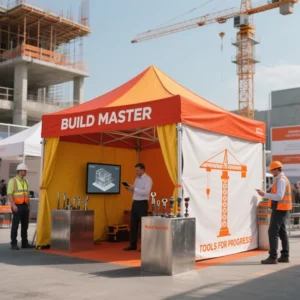 Custom Made Telescopic Promotional Event Trade Show Food Vending Print Tents From China Are Suitable for Events and Parties