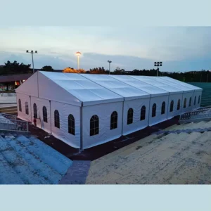 Custom Modern Tents Events Transparent Wedding Party Exhibition Tents Aluminum Alloy 6061/T6 Structure Water Resistant Square