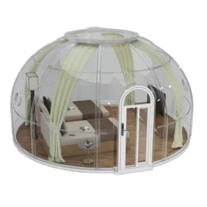 Custom Modular PC Dome House Waterproof Transparent Bubble Dome House for Restaurant Garden Glamping