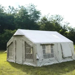 Custom OEM 12.96 Oxford PVC Waterproof Four Season Hard Shell Rooftop Portable Quick Setup Air Tent No Pole Inflatable Luxury