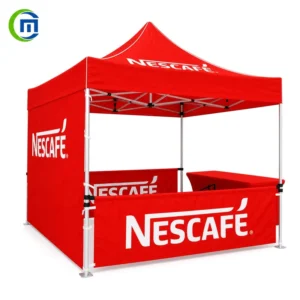 Custom OEM 3x6M Pop-Up Outdoor Trade Show Tent with Fabric Counter Waterproof Easy Assembly