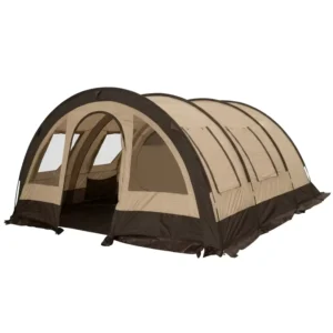 Custom OEM 6 Person Luxury Tunnel Tent Large Waterproof Family Camping Tent Outdoor 5000mm with Vestibule