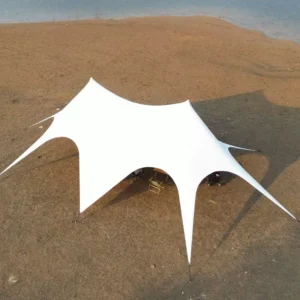 Custom Outdoor 15M Large Single Double Pole Camping Spider Tent Beach Party Events Star Shaped Canopy Tent