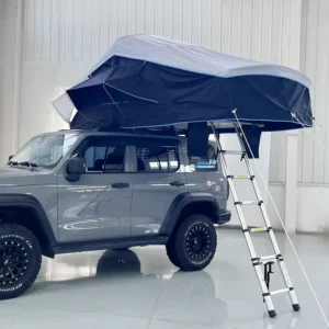 Custom Outdoor Camping 4×4 Foldable Waterproof SUV Car Soft Shell Roof Top Tent With Annex Room