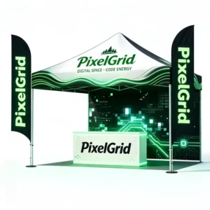 Custom Outdoor Digital Printed Waterproof Folding Canopy Advertising Display Tent