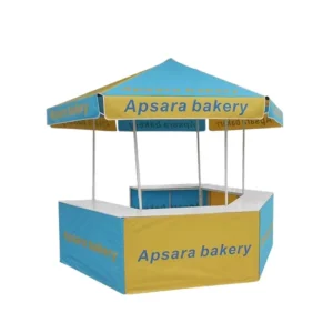 Custom Outdoor Dome Kiosk Tent for Commercial Trade Shows