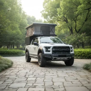Custom Outdoor Foldable Waterproof Lightweight Modern Expanded Aluminum Slide In Camper Camping Pickup Truck Canopy