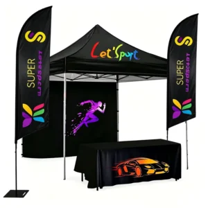 Custom Outdoor Pop-Up Trade Show Tent for Events