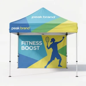 Custom Outdoor Trade Show Tents Double Layer Canopy Fabric Gazebos Beach Pop-up