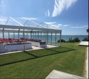 Custom Partie Tente Pour Vente Wedding Party Tents Aluminum Wedding Party Events Tent Transparent for 1000 People