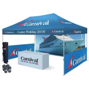 Custom Pop-Up Canopy Tent, Aluminum Alloy Frame, Event Display Booth, Logo Print