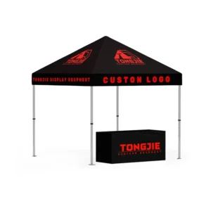 Custom Pop-Up Gazebo Tent Clear Custom Art Double-Side Print Anti-Wind Waterproof Party Tent
