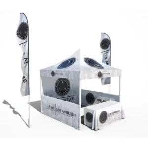 Custom Pop Up Tent Robust Aluminum Frame Full Wall Branding Heavy Duty Event Shelter for Advertising
