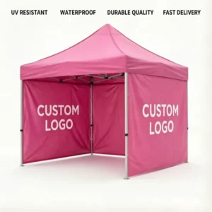 Custom Pop-Up Waterproof UV-Protective Trade Show Tent