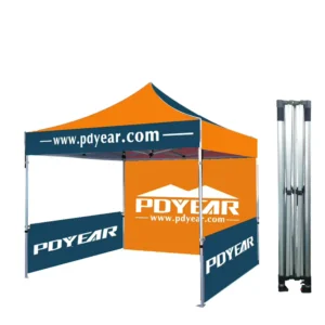 Custom Portable Easy-Up Canopy Advertising Tent for Automotive Exhibitions with Digital Printing