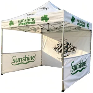 Custom Portable Exhibition Canopy Tent 10×10/10×20 FT with Sidewalls, Heavy Duty, Commercial Outdoor Event