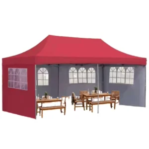 Custom Portable Folding 3x6m Outdoor Wedding Marquee Canopy Tent with Durable Frame for Receptions and Trade Shows