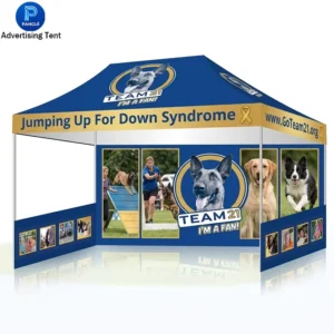 Custom Portable Pop-Up Vendor Booth 10x10ft/10x20ft Waterproof Outdoor Canopy Tent for Events