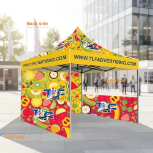 Custom Print 10×10 Pop-Up Tent Business Gazebo Canopy Trade Show Marquee Custom Sizes