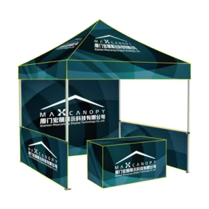 Custom Print 10x10ft Portable Exhibition Booth Trade Show Tent with Steel Frame
