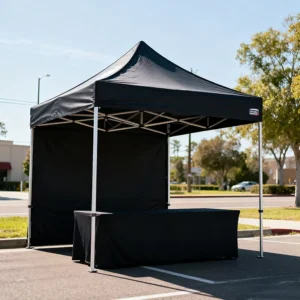 Custom Print 3×3 Folding Pop-up Awning Canopy Tent for Events, Weddings, and Trade Shows