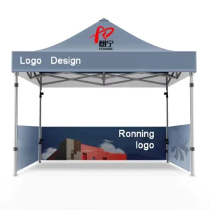 Custom Print Event Industrial Commercial Gazebo Tent 3x6m 3x3m Business Canopy Folding Trade Show Tent